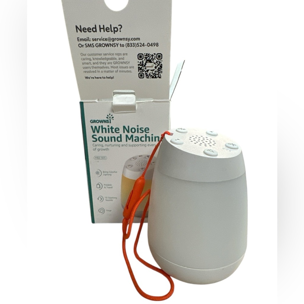 Grownsy White Noise Sound Machine - White MBZ-305 Preowned